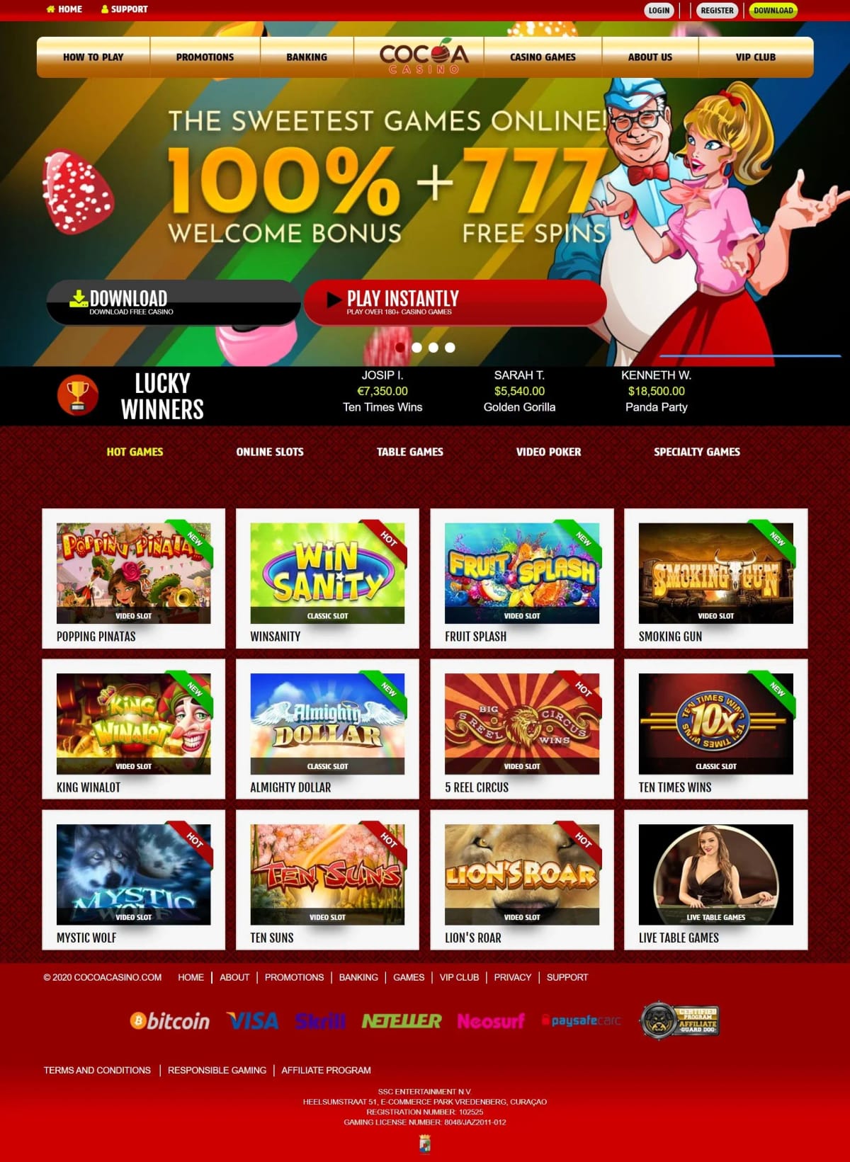 Cocoa Casino sicheres Online-Glücksspiel Deutschland